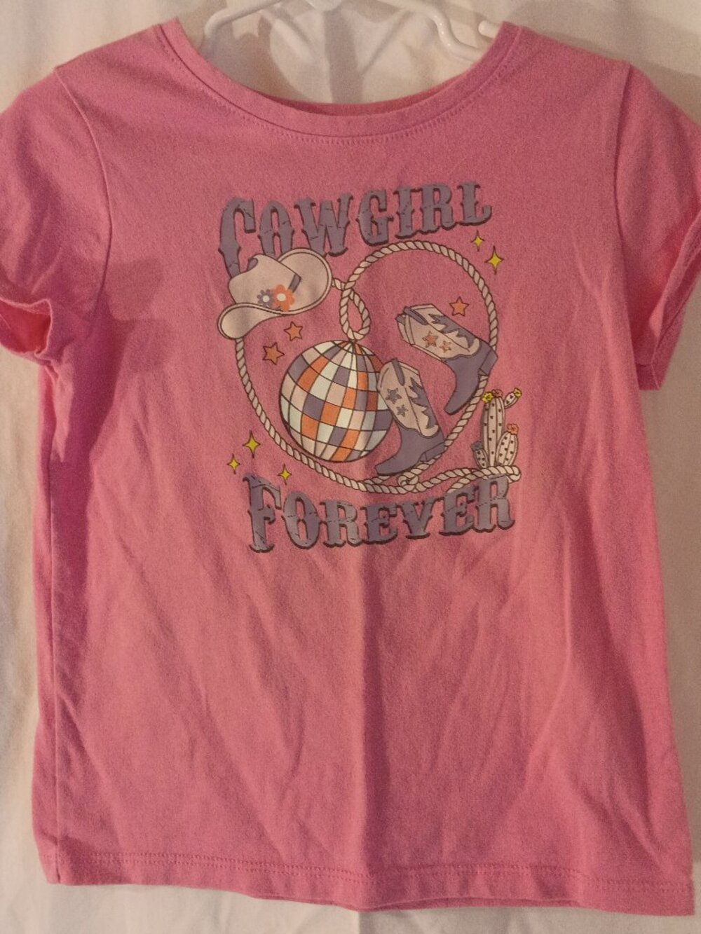 Garanimals Girls Size 5 "Cowgirl Forever" T-shirt
